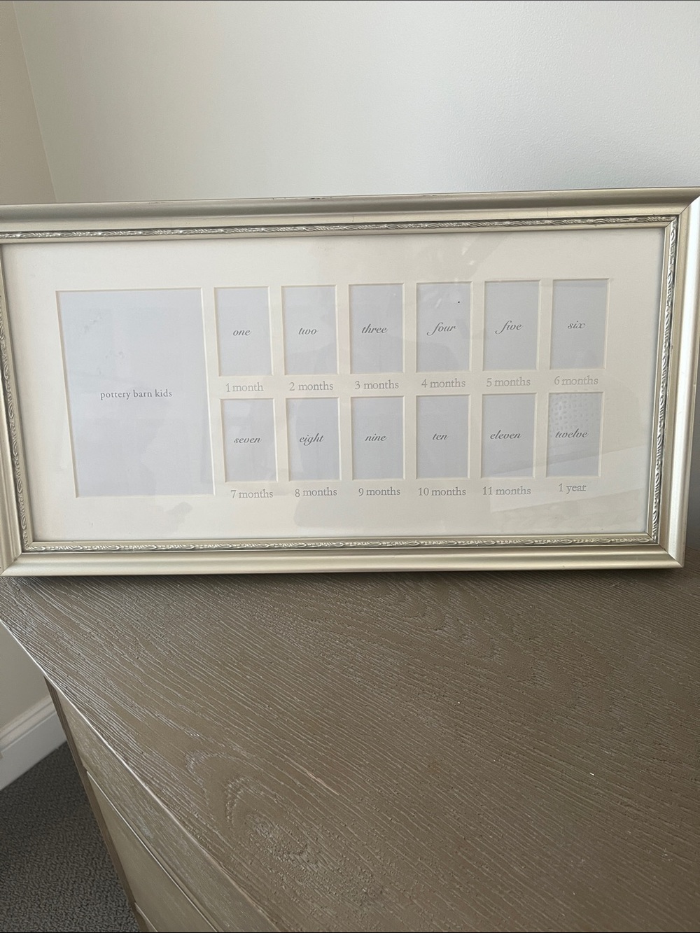 Pottery Barn Kids Monthly Baby Photo Frame